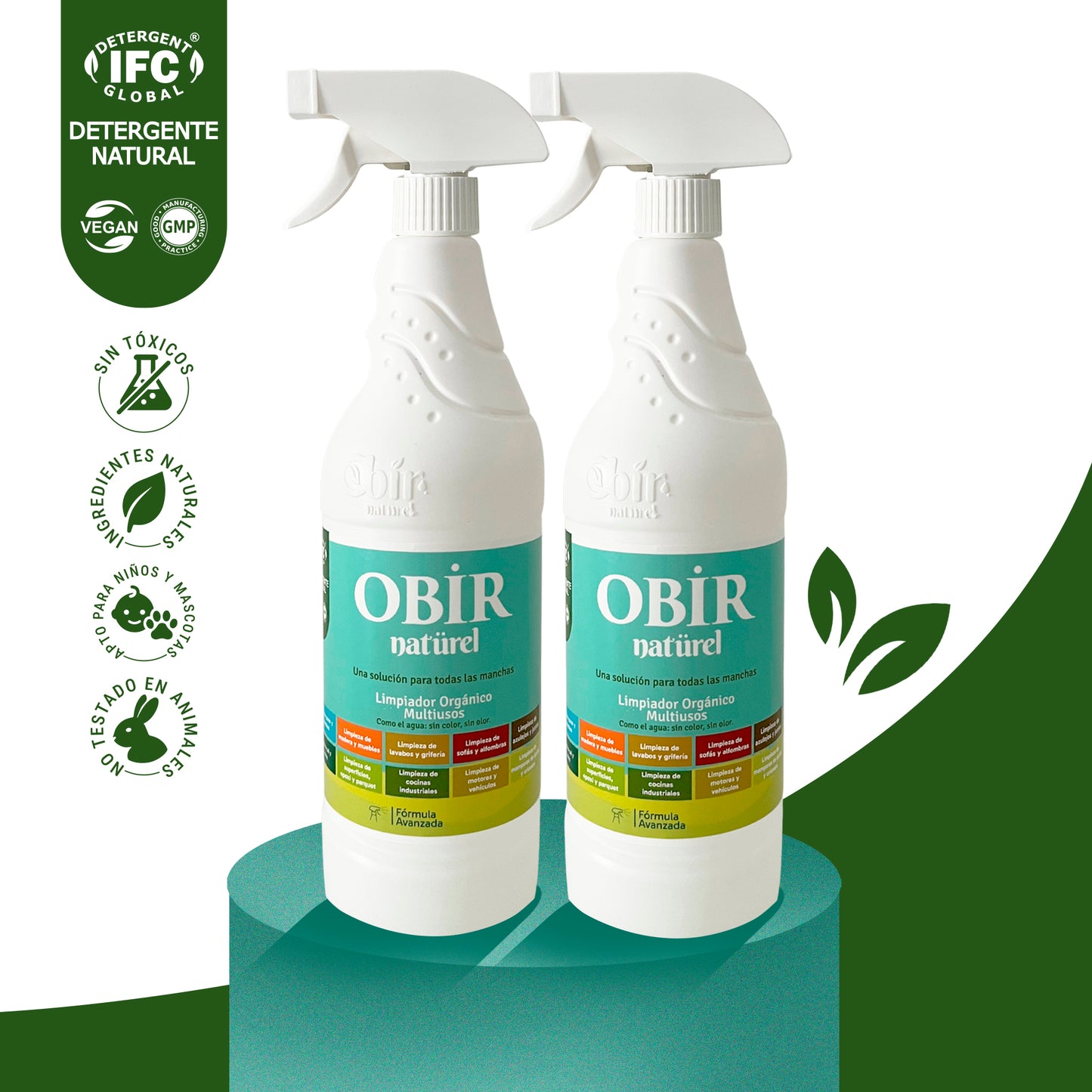 Obir Naturel – Pack 2 Botellas (2×1L)